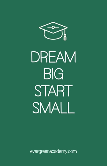 Free Chalkboard Graduation Poster Template to Edit Online
