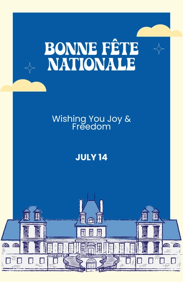 Free Bastille Day Greeting Poster Template to Edit Online Free Bastille Day Greeting Poster Template to Edit Online