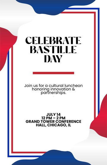 Free Bastille Day Corporate Poster Template to Edit Online Free Bastille Day Corporate Poster Template to Edit Online