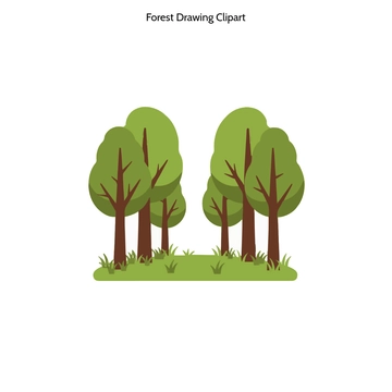 Free Forest Drawing Clipart to Edit Online