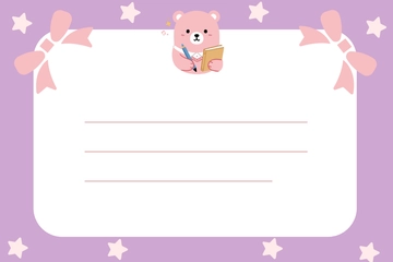 Free Blank School Label for Girl Template to Edit Online