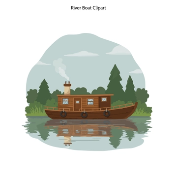 Free River Boat Clipart to Edit Online Free River Boat Clipart to Edit Online
