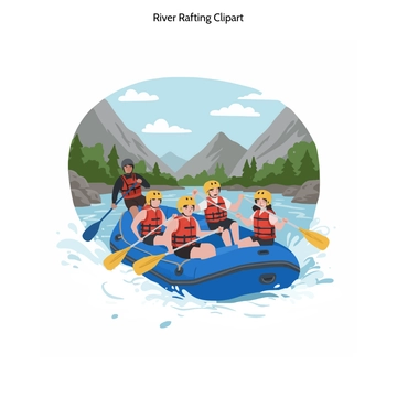 Free River Rafting Clipart to Edit Online Free River Rafting Clipart to Edit Online