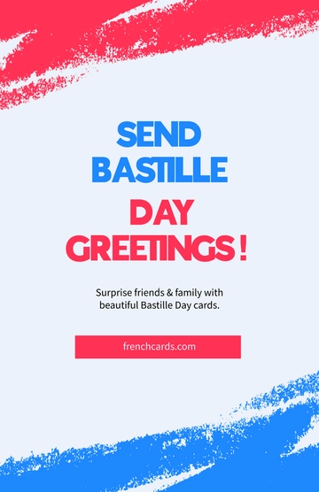 Free Simple Bastille Day Card Poster Template to Edit Online Free Simple Bastille Day Card Poster Template to Edit Online