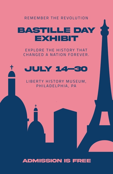 Free Revolution Bastille Day Poster Template to Edit Online Free Revolution Bastille Day Poster Template to Edit Online