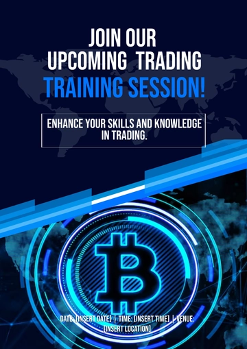 Free Blank A3 Training Poster Template to Edit Online