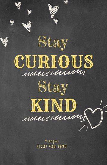 Free Vintage Background Chalkboard Poster Template to Edit Online