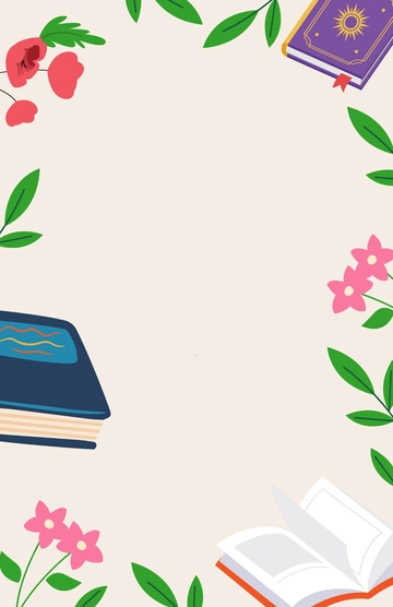 Free Cute Background Book Fair Poster Template to Edit Online