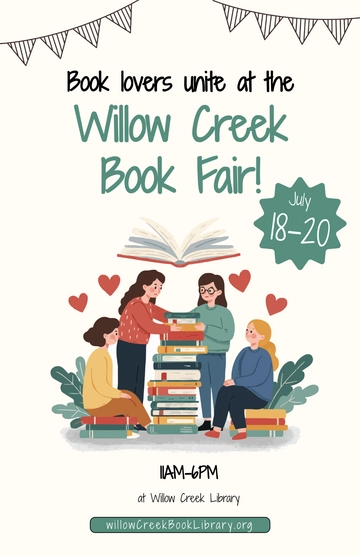 Free Creative Book Fair-Themed Poster Template to Edit Online