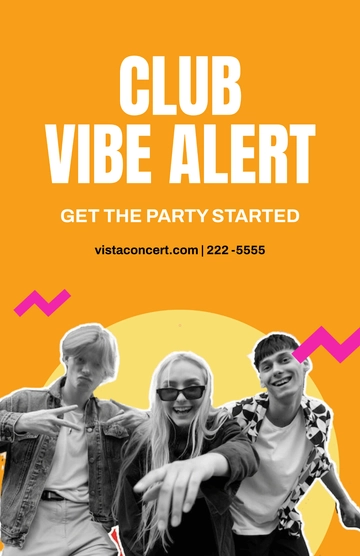 Free DJ Concert Poster Template to Edit Online