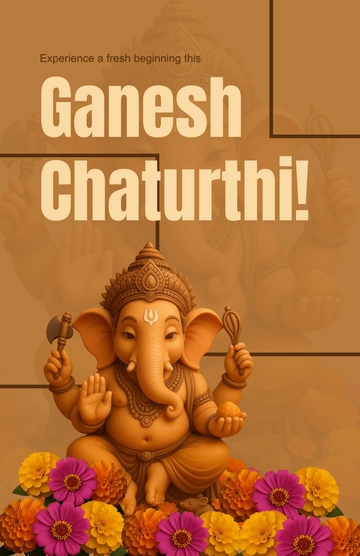Free Modern Ganesh Chaturthi Poster Template to Edit Online Free Modern Ganesh Chaturthi Poster Template to Edit Online