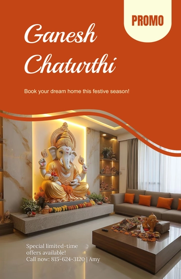 Free Ganesh Chaturthi Real Estate Poster Template to Edit Online Free Ganesh Chaturthi Real Estate Poster Template to Edit Online