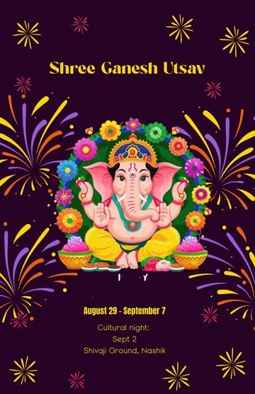 Free Colorful Ganesh Chaturthi Shree Poster Template to Edit Online Free Colorful Ganesh Chaturthi Shree Poster Template to Edit Online
