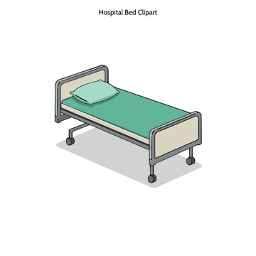 Free Hospital Bed Clipart to Edit Online