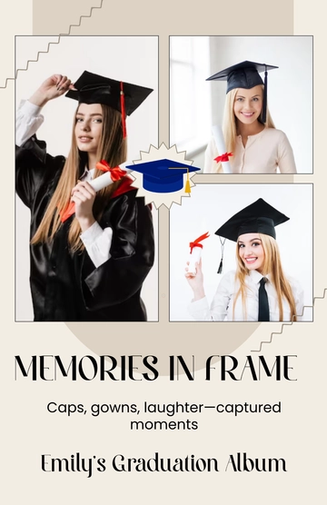 Free Graduation Album Poster Template to Edit Online