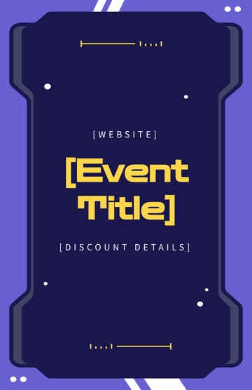 Free Blank Cyber Monday Poster Template to Edit Online