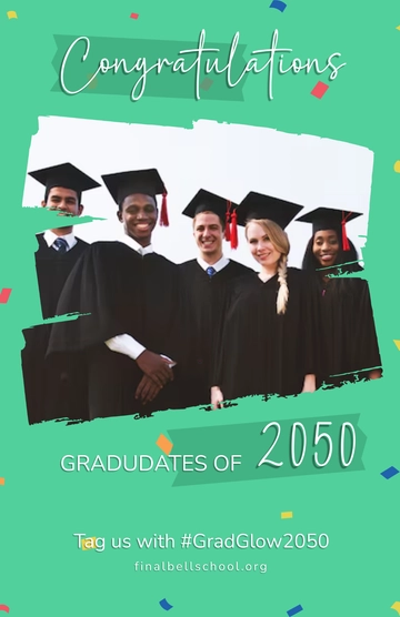 Free Instagram Graduation Poster to Edit Online