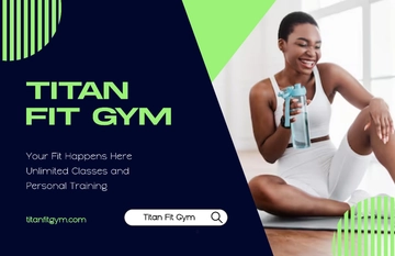 Free Landscape Fitness Poster Design Template to Edit Online