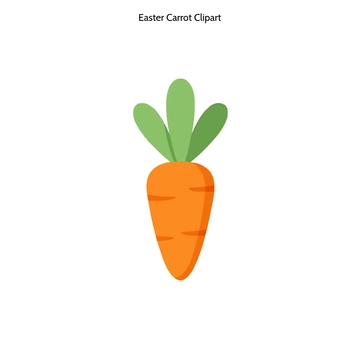 Free Easter Carrot Clipart to Edit Online