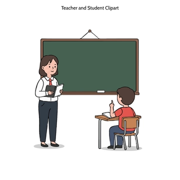 Free Teacher and Student Clipart to Edit Online