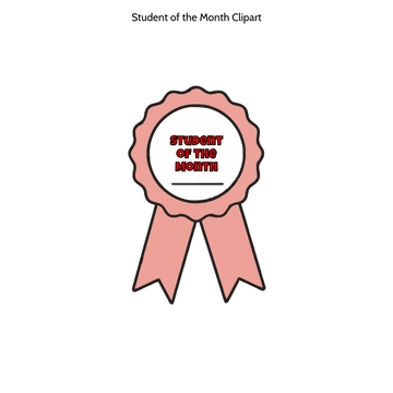 Free Student of the Month Clipart to Edit Online