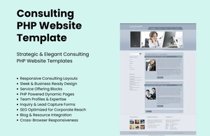 Free Consulting PHP Website Template