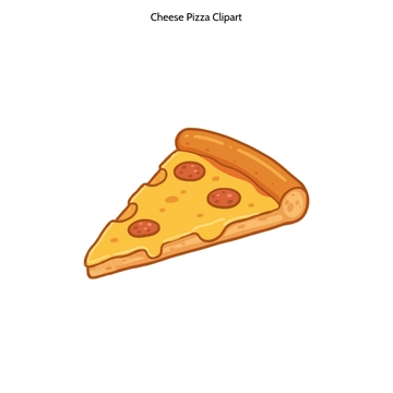 Free Cheese Pizza Clipart to Edit Online