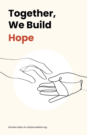 Free Charity Foundation Poster Template to Edit Online
