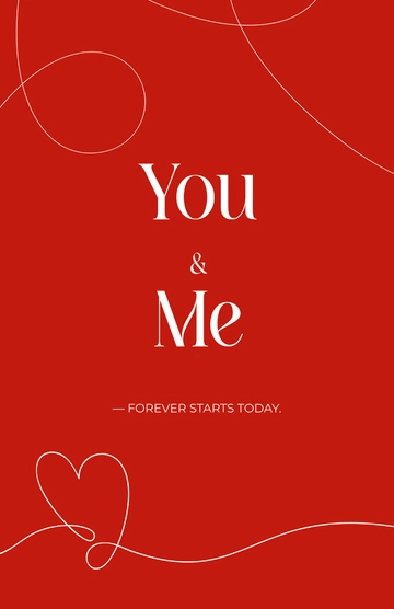 Free Romantic Quote Love Poster Template to Edit Online