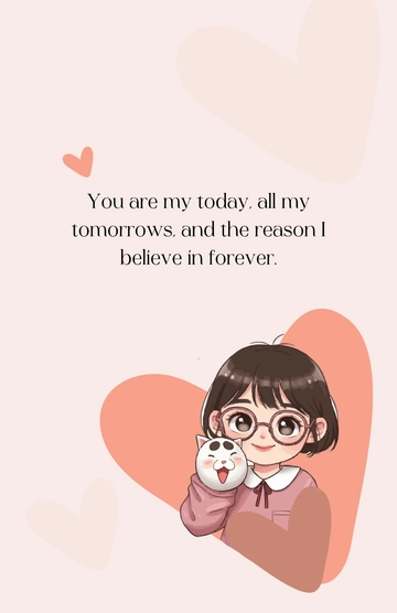 Free Love Poster Quotes Template to Edit Online