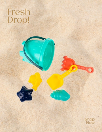 Free Children’s Toy Flatlay Photo Template to Edit Online