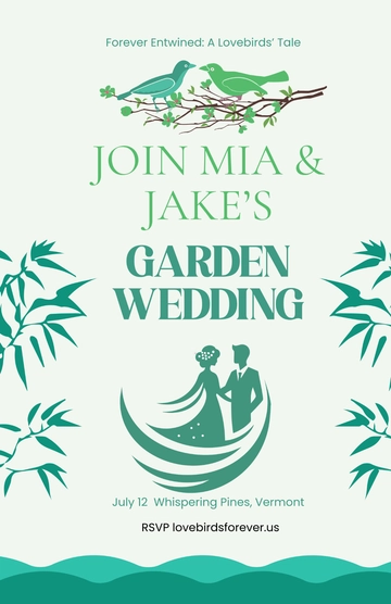 Free Love Birds Poster Template to Edit Online