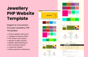 Free Jewellery PHP Website Template