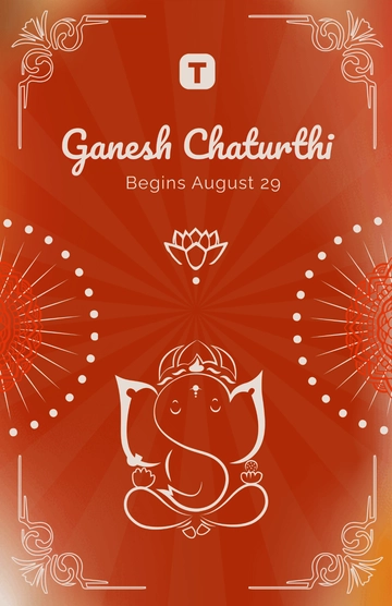 Free Vintage Ganesh Chaturthi Poster Template to Edit Online Free Vintage Ganesh Chaturthi Poster Template to Edit Online