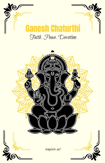Free Minimalist Background Ganesh Chaturthi Poster Template to Edit Online Free Minimalist Background Ganesh Chaturthi Poster Template to Edit Online