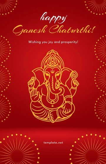 Free Modern Ganesh Chaturthi Wishes Poster Template to Edit Online Free Modern Ganesh Chaturthi Wishes Poster Template to Edit Online