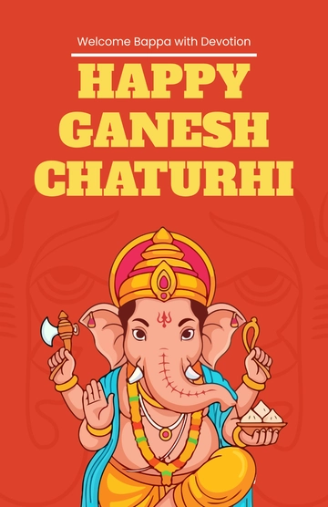 Free Ganesh Chaturthi Welcome Poster Template to Edit Online Free Ganesh Chaturthi Welcome Poster Template to Edit Online