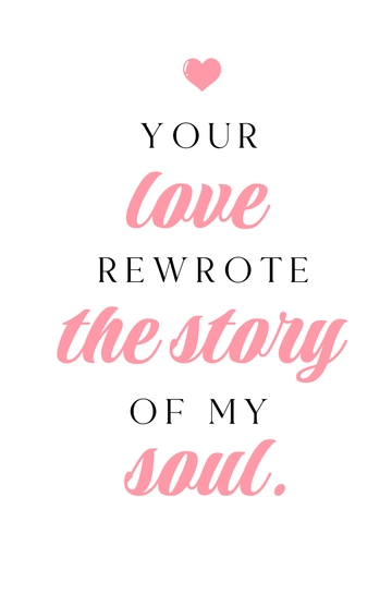 Free Professional Love Wall Poster Template to Edit Online