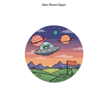 Free Alien Planet Clipart to Edit Online Free Alien Planet Clipart to Edit Online