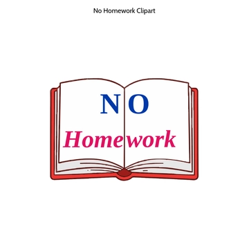 Free No Homework Clipart to Edit Online