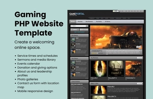 Free Gaming PHP Website