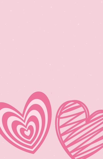 Free Pink Love Background Poster Template to Edit Online
