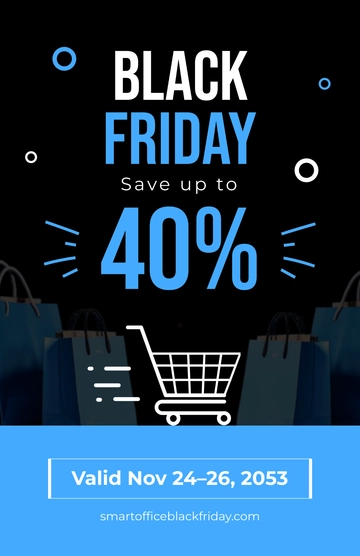 Free Professional Black Friday Collage Poster Template to Edit Online