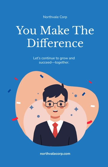 Free Employee Appreciation Poster Template to Edit Online