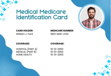 Medical Medicare Card Template to Download