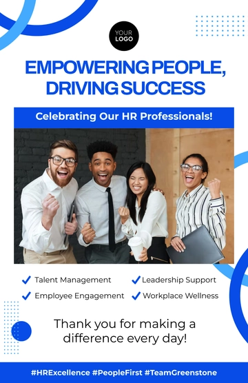 Free HR Professional Poster Template to Edit Online