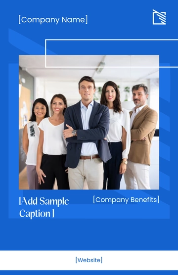Free Blank Employee Benefits Poster Template to Edit Online