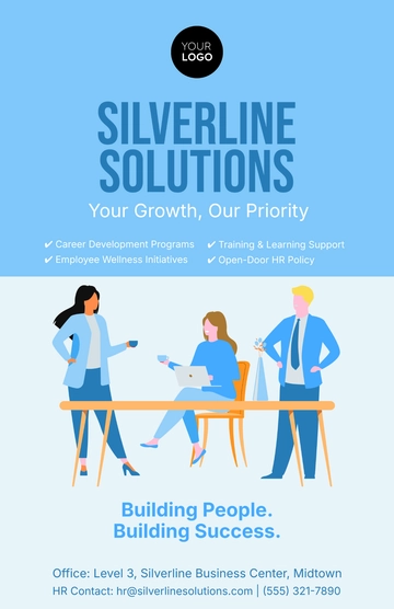 Free Company HR Poster Background Template to Edit Online