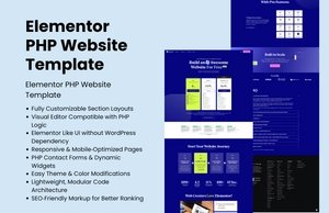 Elementor PHP Website Template