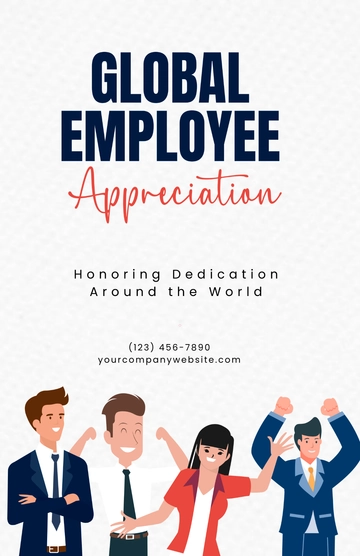 Free Global Employee Appreciation Poster Template to Edit Online
